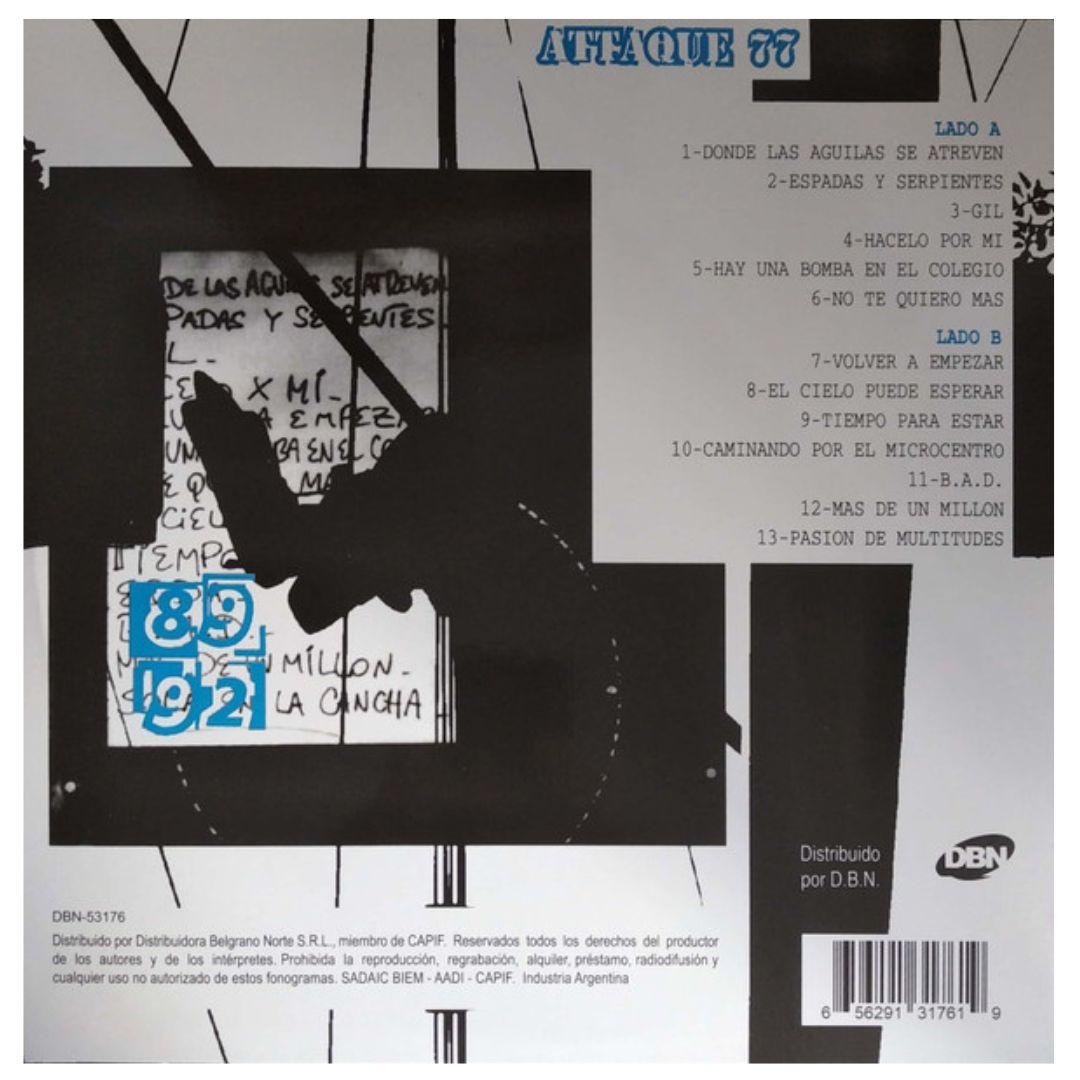 ATTAQUE 77 - 89/92 | VINILO