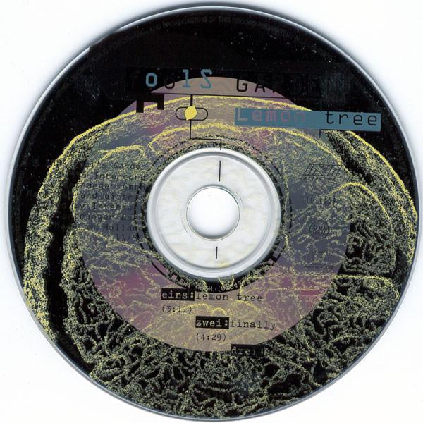 FOOLS GARDEN - LEMON TREE | CD SINGLE USADO
