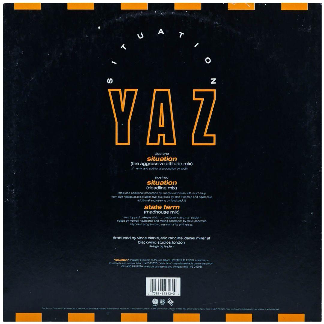YAZ - SITUATION 91 REMIX | 12" MAXI SINGLE USADO