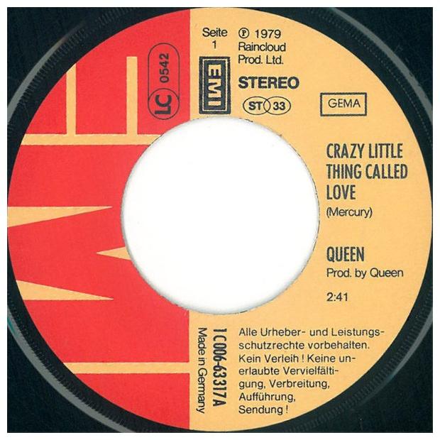 QUEEN - CRAZY LITTLE THING CALLED LOVE/WE WILL ROCK YOU | 7 SINGLE VINILO USADO