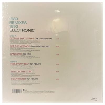 ELECTRONIC - 1989 REMIXES 1992 | VINILO