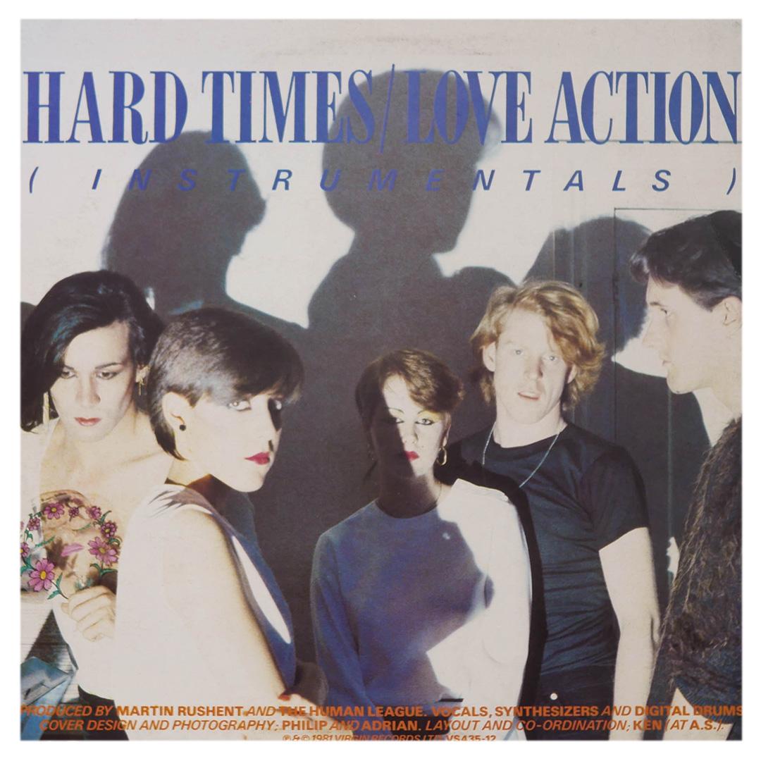 HUMAN LEAGUE - HARD TIMES/LOVE ACTION | 12 MAXI SINGLE USADO