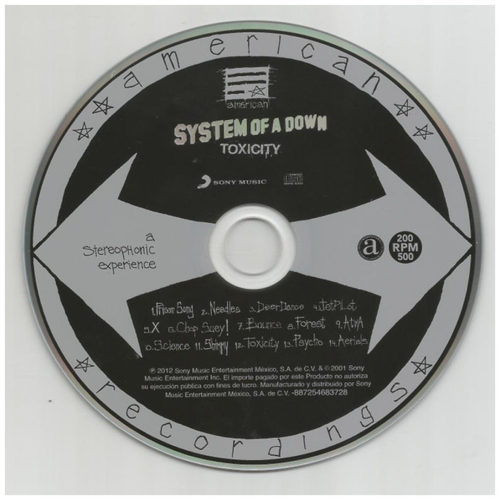 SYSTEM OF A DOWN - TOXICITY | CD