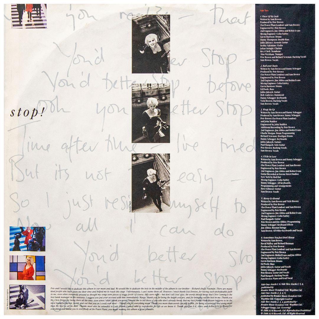 SAM BROWN - STOP! | VINILO USADO