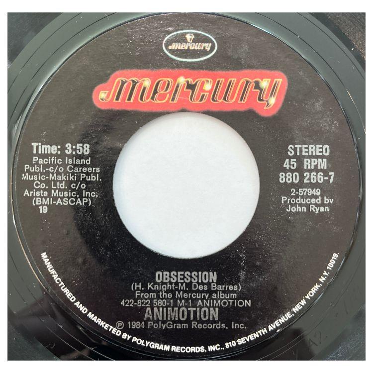 ANIMOTION - OBSESSION | 7" SINGLE VINILO USADO