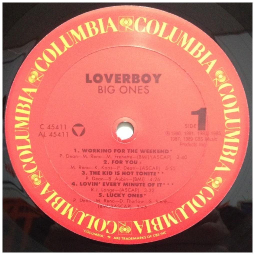 LOVERBOY - BIG ONES | VINILO USADO