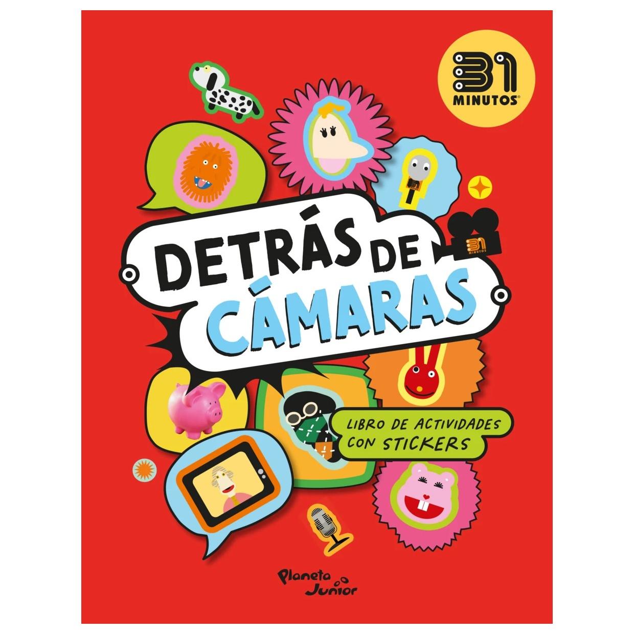 DETRÁS DE CÁMARA STICKERS (TAPA BLANDA) - 31 MINUTOS | LIBRO