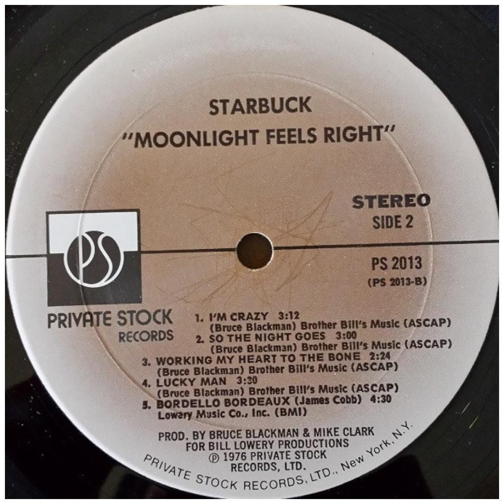 STARBUCK - MOONLIGHT FEELS RIGHT | VINILO USADO