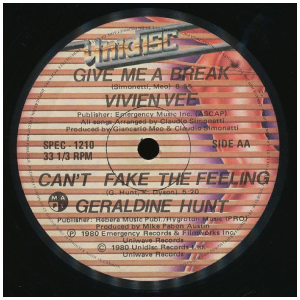 GERALDINE HUNT - CAN'T FAKE THE FEELING (VDE-NUEVO/SELLADO) | 12'' MAXI SINGLE USADO