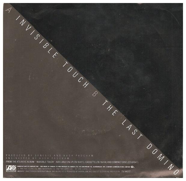 GENESIS - INVISIBLE TOUCH | 12 MAXI SINGLE VINILO