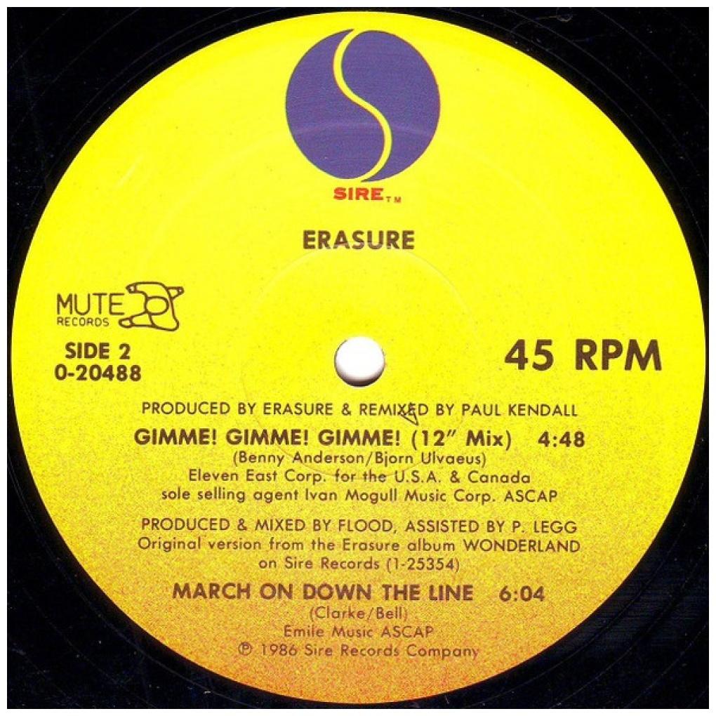 ERASURE - OH L'AMOUR (PROMO COPY) | 12" MAXI SINGLE VINILO USADO