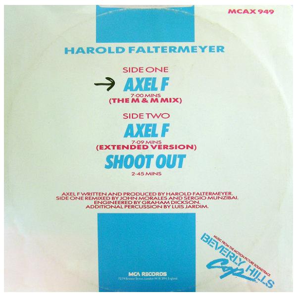 HAROLD FALTERMEYER - AXEL F (THE M&M MIX) | 12" MAXI SINGLE USADO