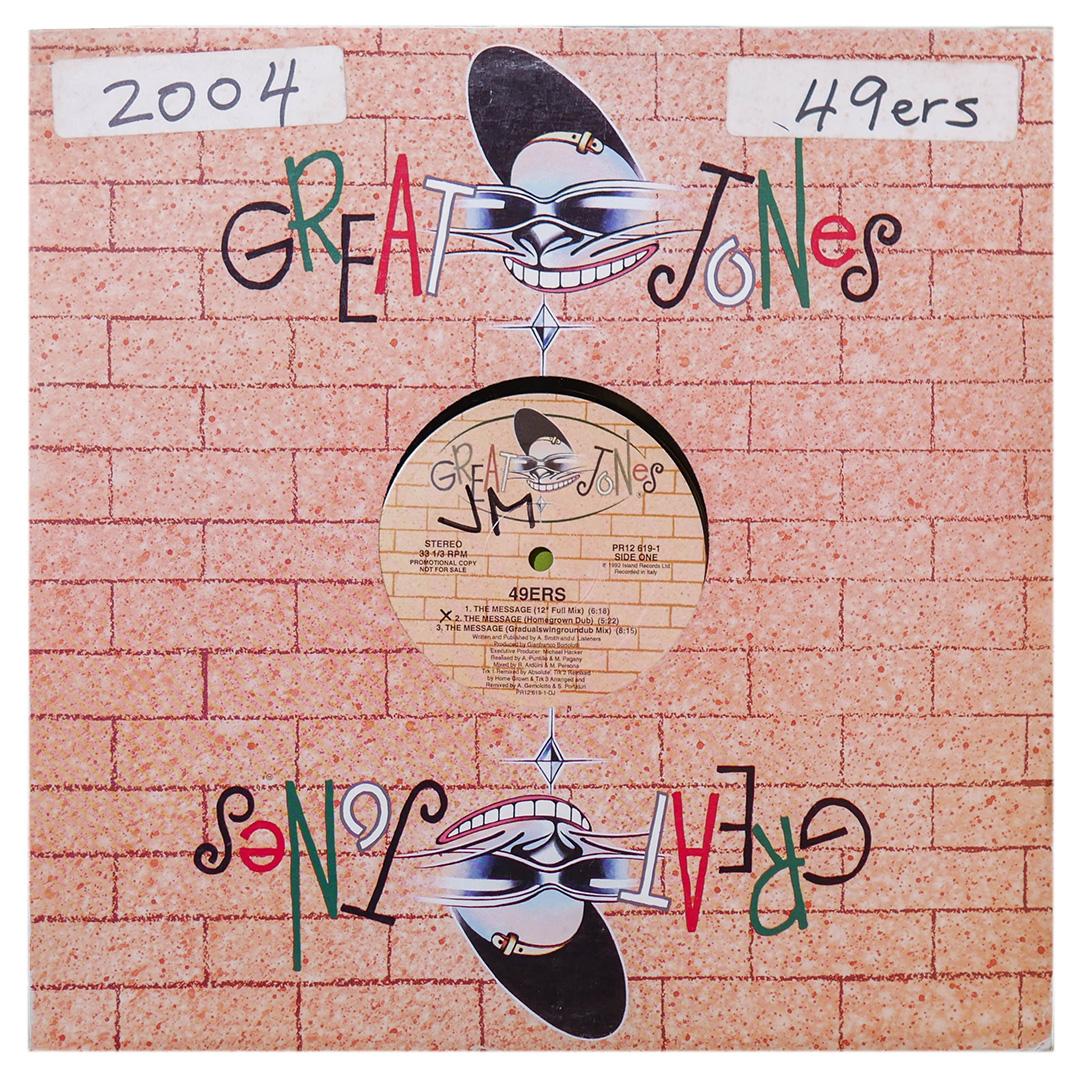 49ERS - THE MESSAGE | 12" MAXI SINGLE USADO