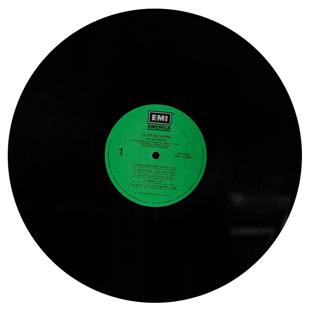 CLIFF RICHARD - IM NO HERO | VINILO USADO
