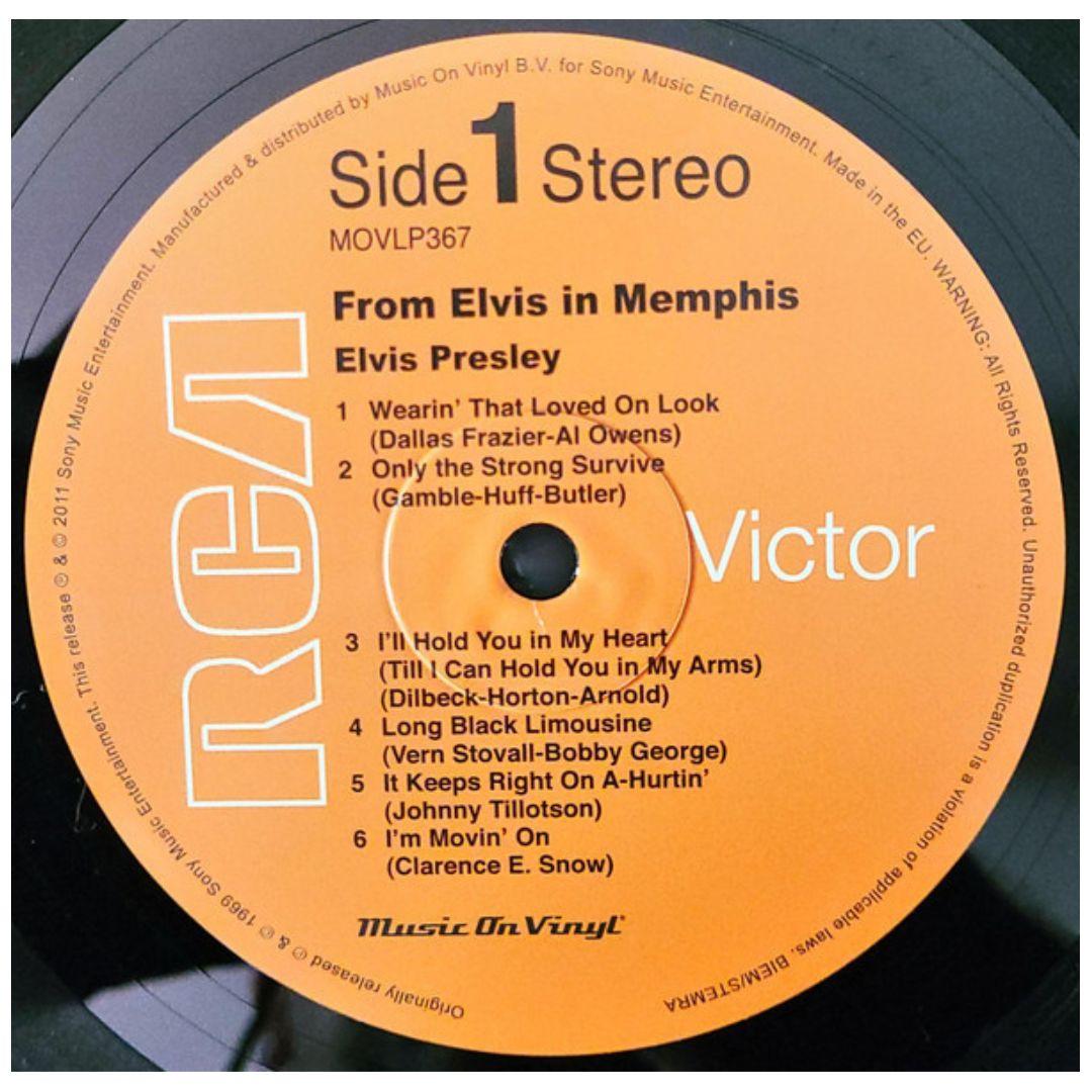 ELVIS PRESLEY - FROM ELVIS IN MEMPHIS | VINILO