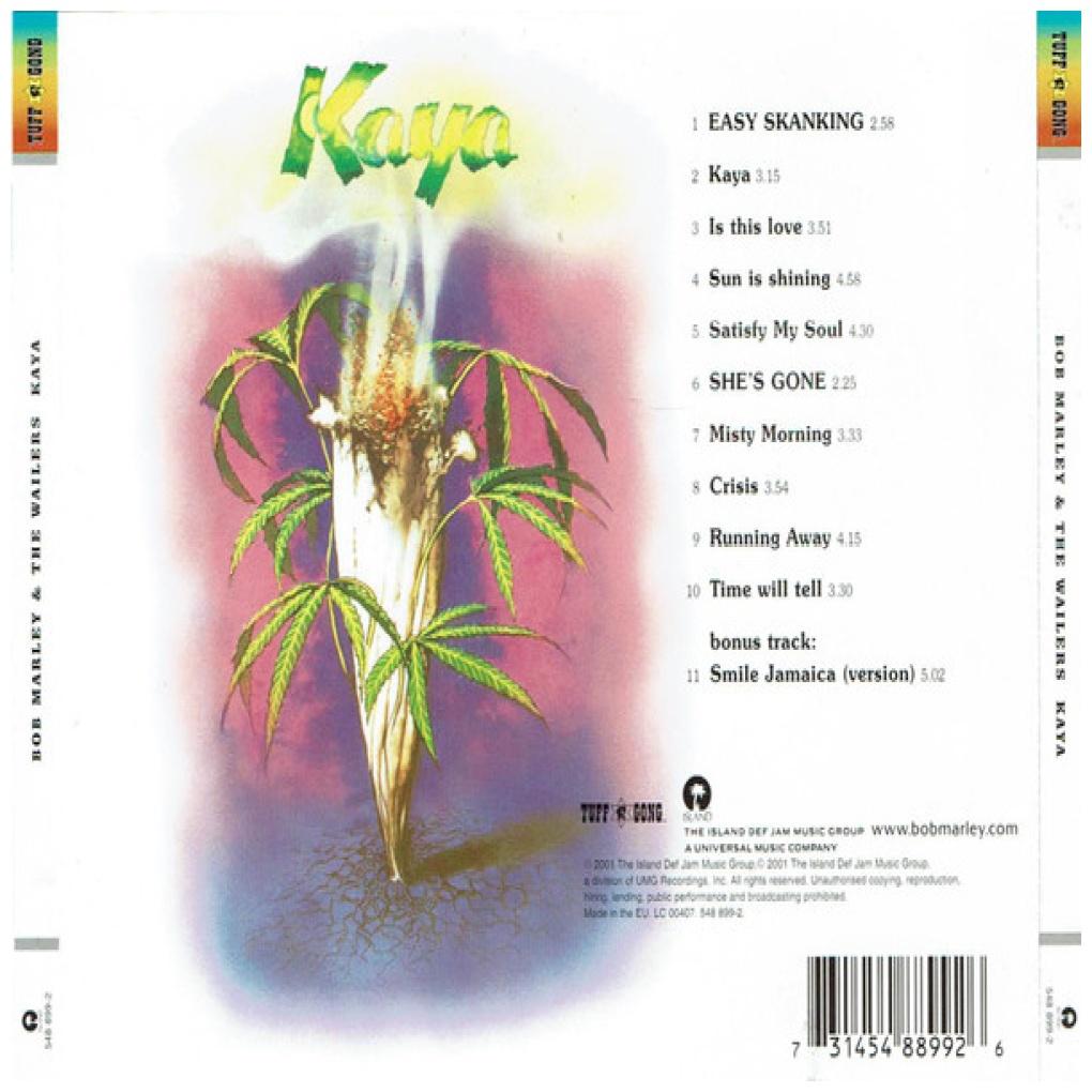BOB MARLEY & THE WAILERS - KAYA (BONUS TRACK) | CD