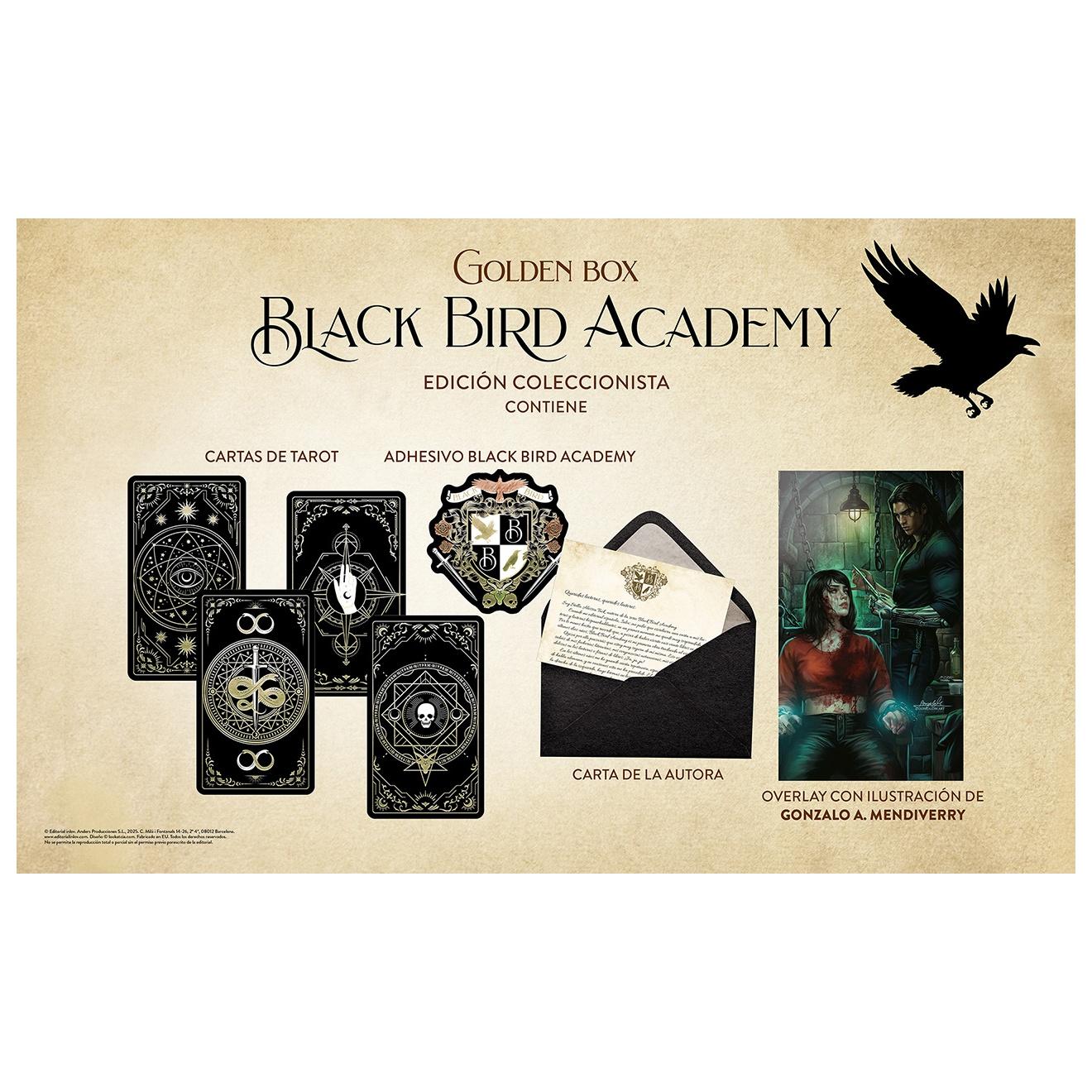 GOLDEN BOX BLACK BIRD ACADEMY (-) - STELLA TACK | LIBRO