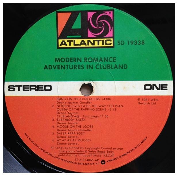 MODERN ROMANCE - ADVENTURES IN CLUBLAND | VINILO USADO