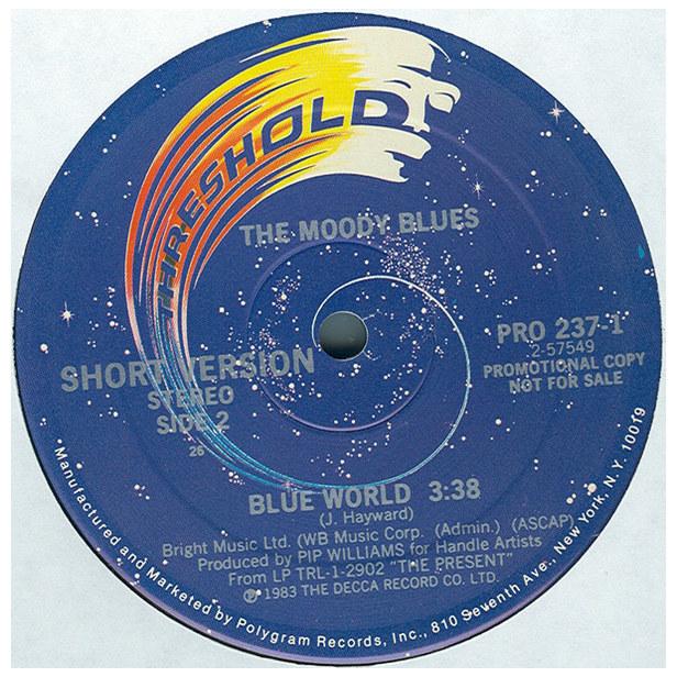 MOODY BLUES - BLUE WORLD | 12" MAXI SINGLE USADO