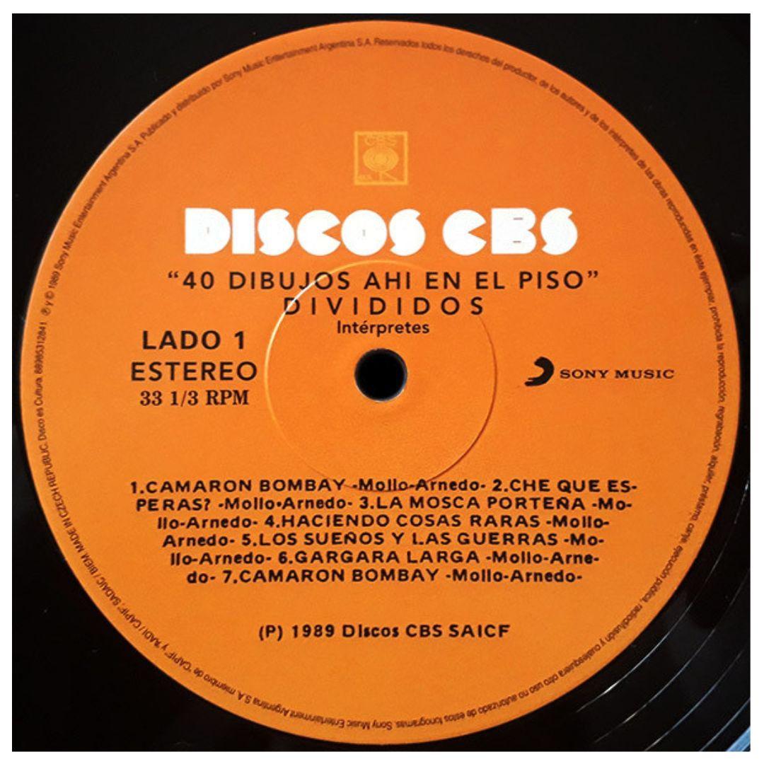DIVIDIDOS - 40 DIBUJOS AHI EN EL PISO | VINILO
