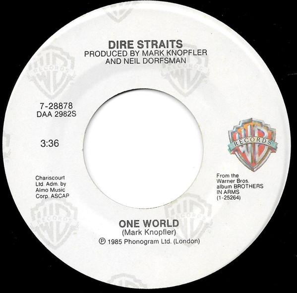 DIRE STRAITS - WALK OF LIFE | 7" SINGLE VINILO USADO