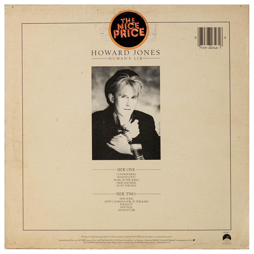 HOWARD JONES - HUMANS LIB | VINILO USADO
