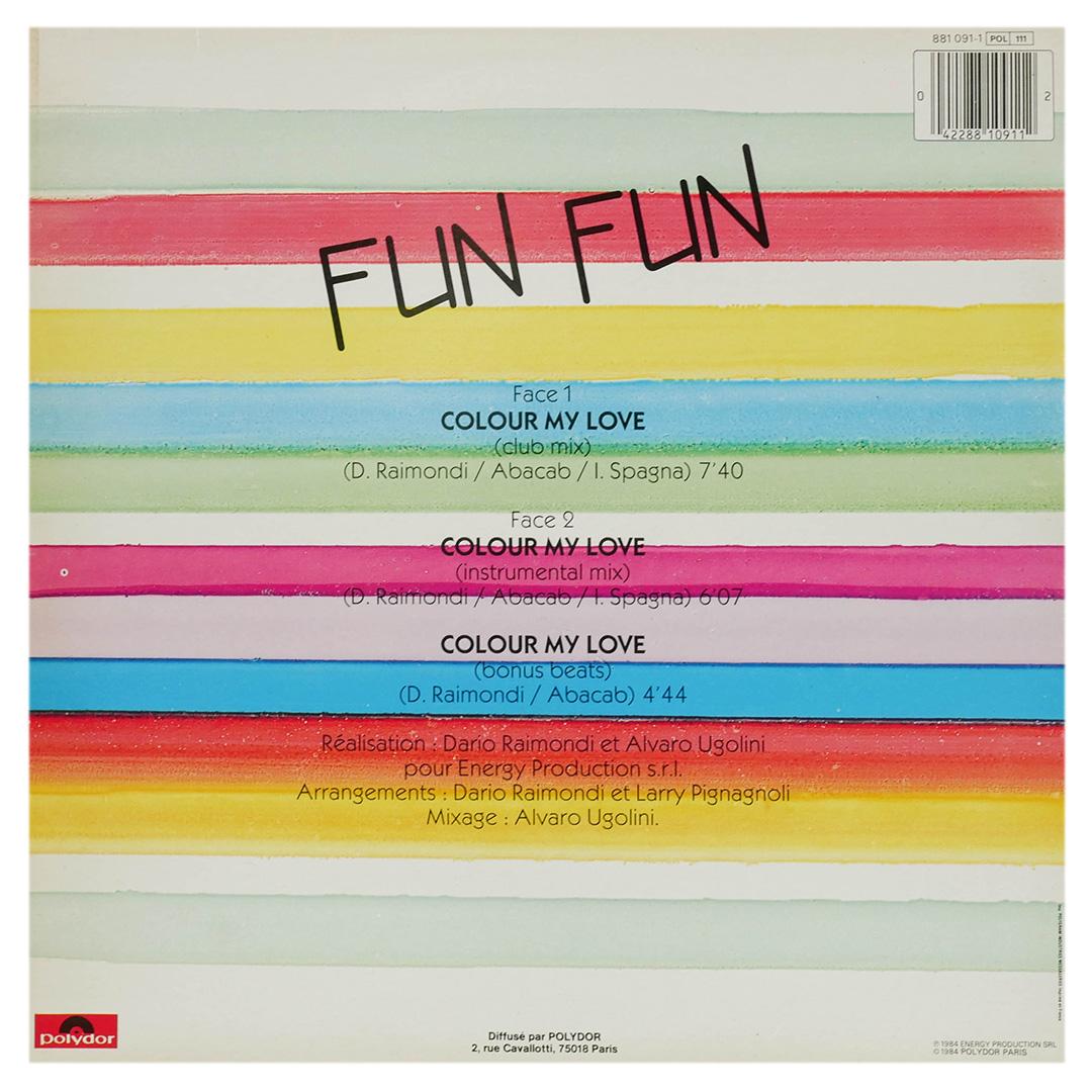 FUN FUN - COLOUR MY LOVE | 12" MAXI SINGLE USADO