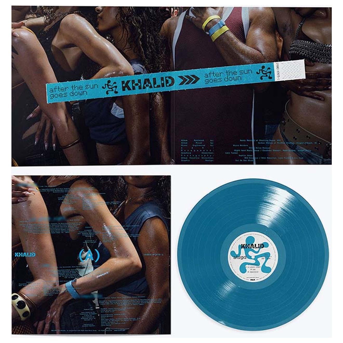 (PREVENTA) KHALID - AFTER THE SUN GOES DOWN (2LP) (TURQUOISE/BLUE VINYL) | VINILO