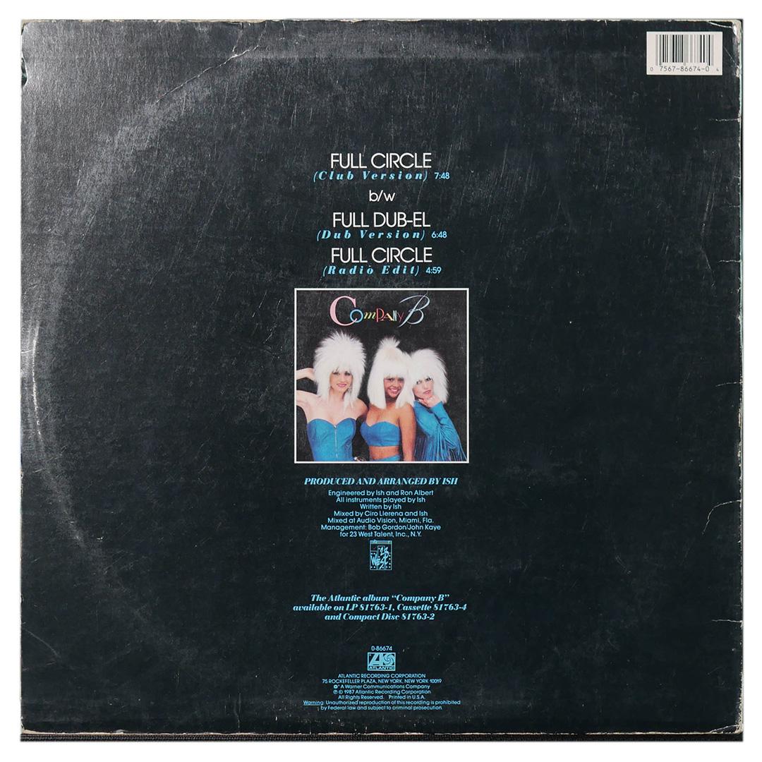 COMPANY B - FULL CIRCLE | 12" MAXI SINGLE USADO