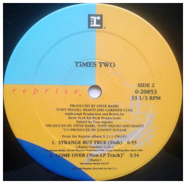 TIMES TWO - STRANGE BUT TRUE | 12" MAXI SINGLE USADO