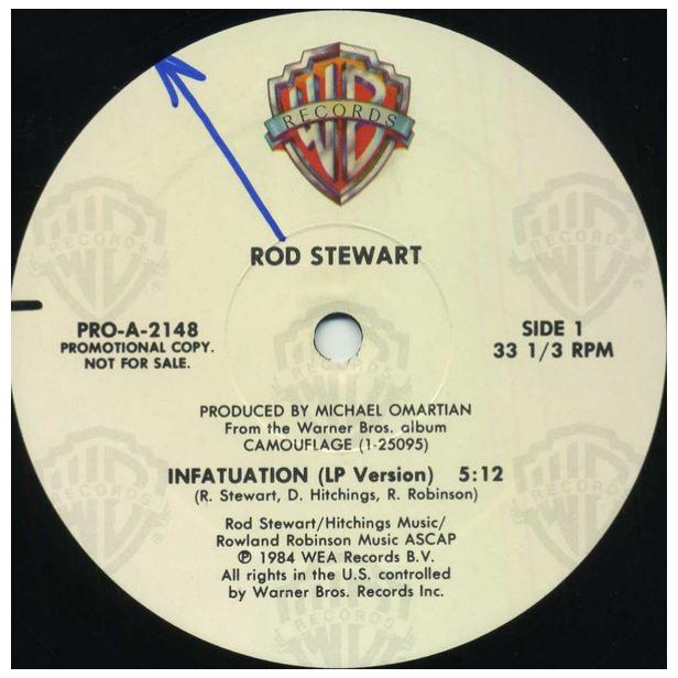 ROD STEWART - INFATUATION (PROMO) | 12" MAXI SINGLE USADO