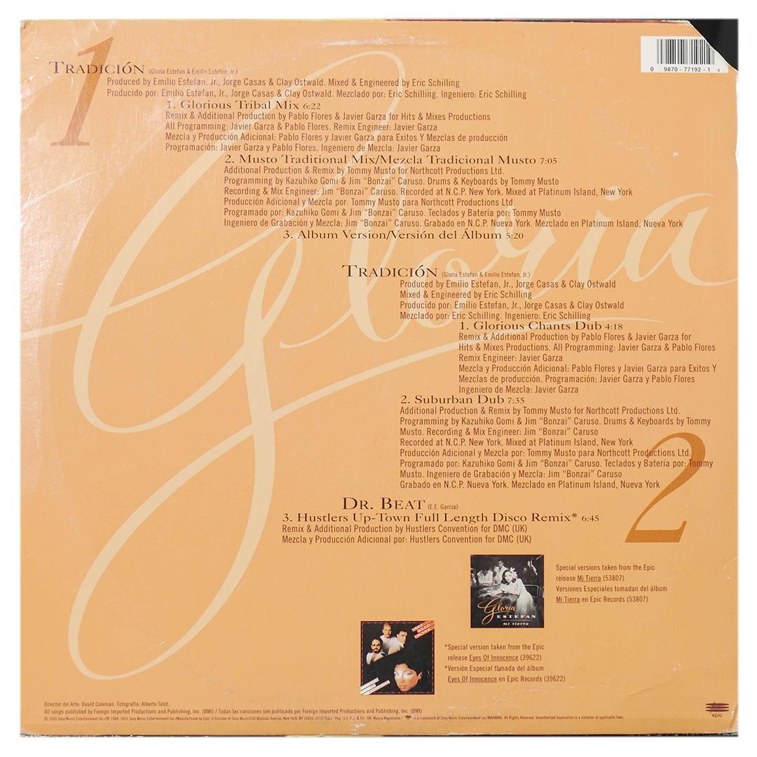 GLORIA ESTEFAN - TRADICION/DR. BEAT | 12 MAXI SINGLE USADO