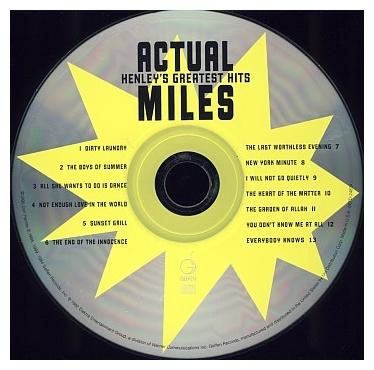 DON HENLEY - ACTUAL MILES: HENLEY´S GREATEST HITS | CD USADO