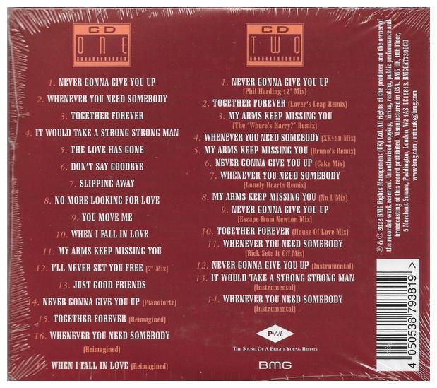 RICK ASTLEY - WHENEVER YOU NEED SOMEBODY (2CD) | CD
