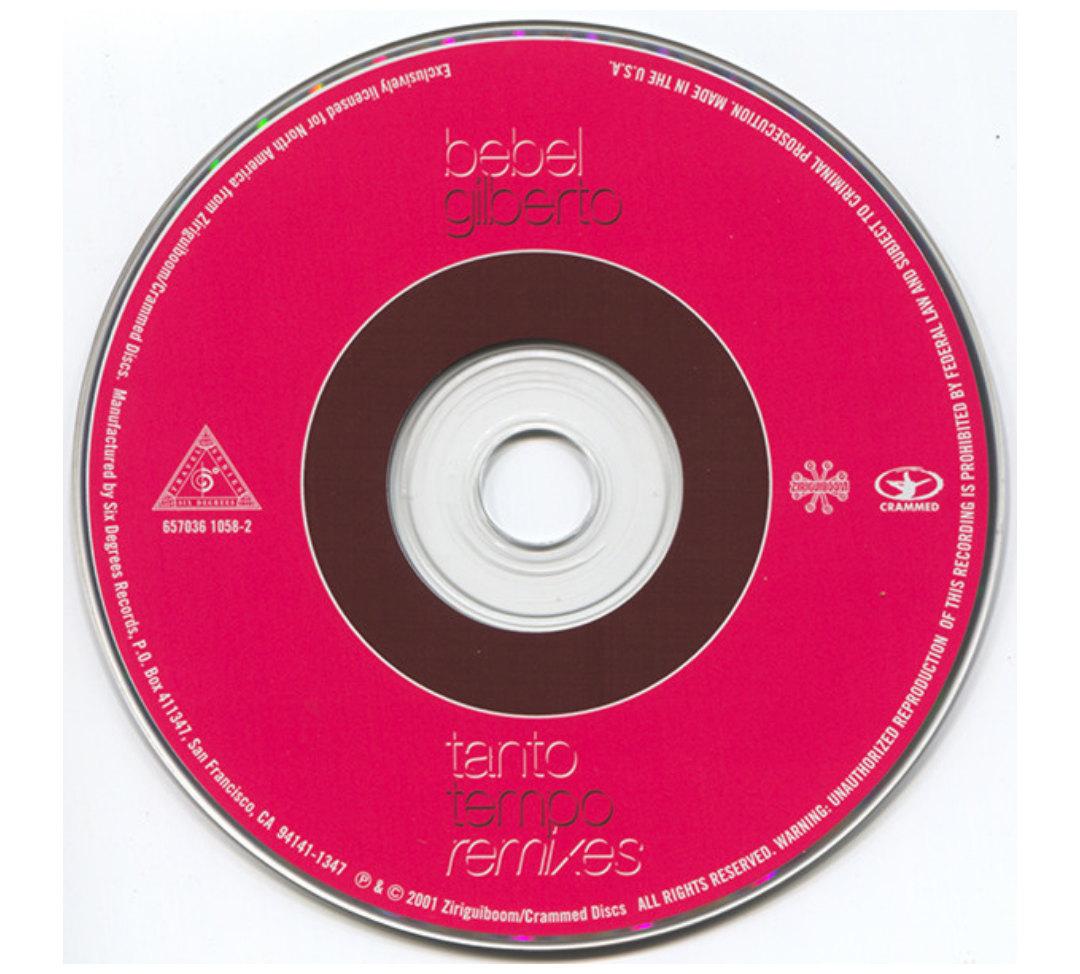 BEBEL GILBERTO - TANTO TEMPO REMIXES | CD USADO