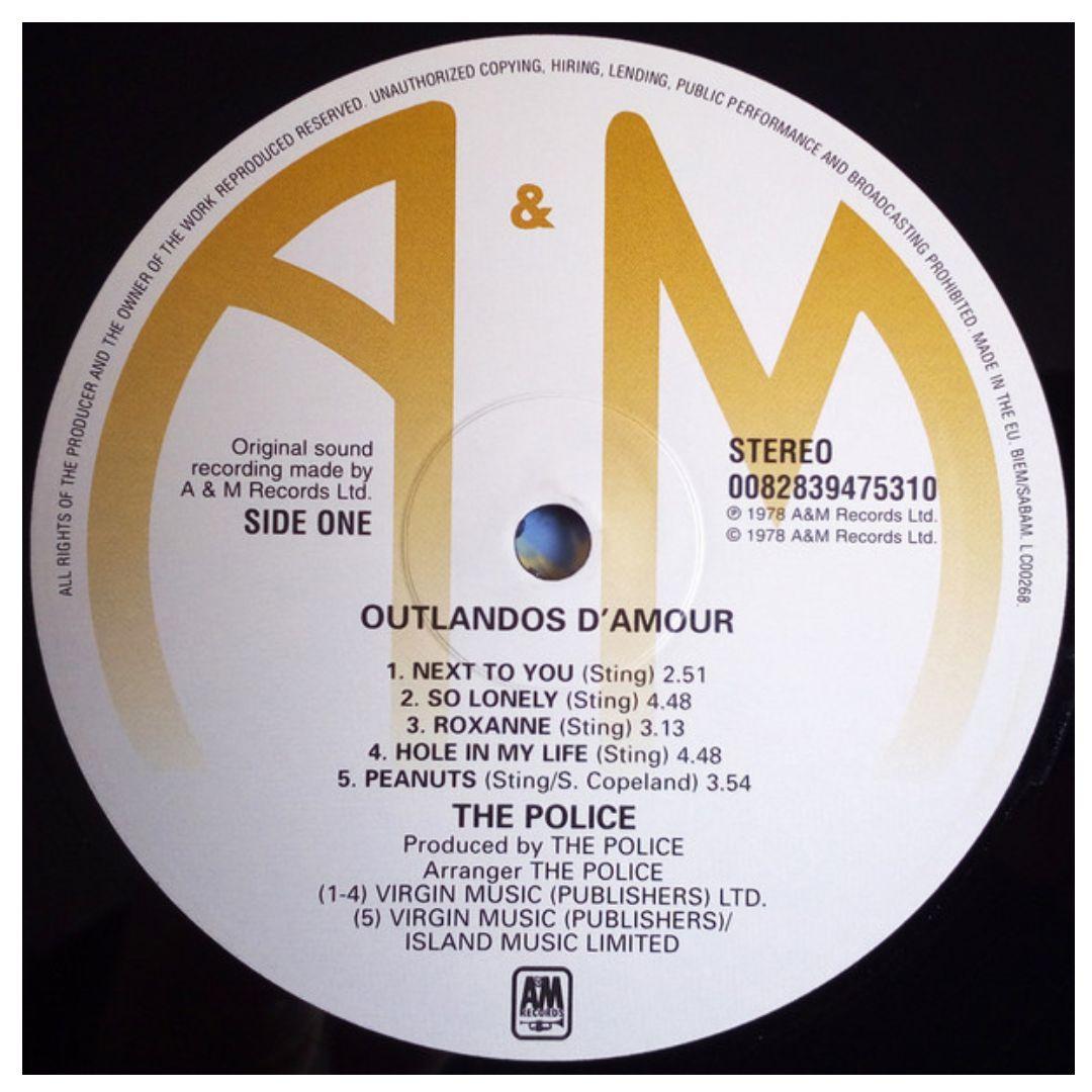 POLICE - OUTLANDOS DAMOUR | VINILO