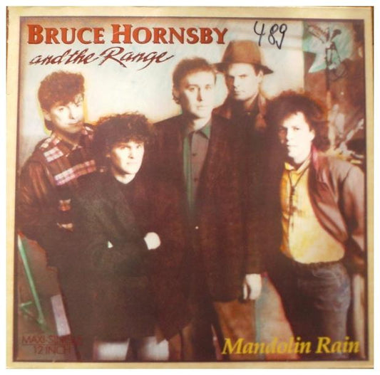 BRUCE HORNSBY AND THE RANGE - MANDOLIN RAIN | 12" MAXI SINGLE USADO