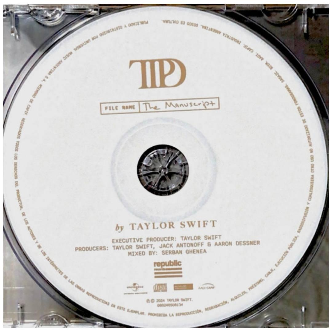 TAYLOR SWIFT - THE TORTURED POETS DEPARTMENT (INCLUYE POSTER & FOTOS) | CD
