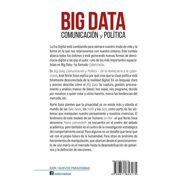 BIG DATA (RÚSTICA) - JOSÉ NORTE SOSA | LIBRO
