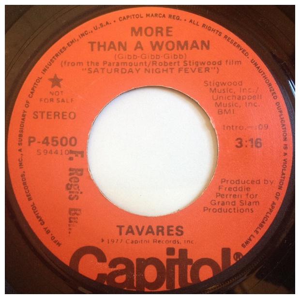 TAVARES - MORE THAN A WOMAN | 7" SINGLE VINILO USADO
