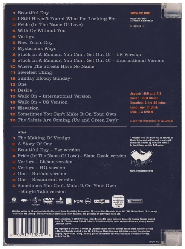 U2 - 18 VIDEOS | DVD