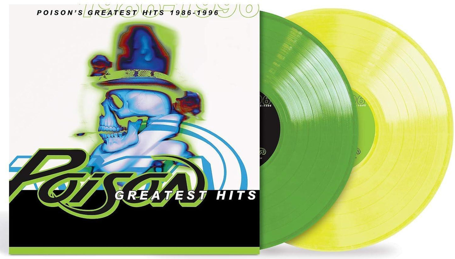(PREVENTA) POISON- GREATEST HITS (EXCLUSIVE NEON GREEN & YELLOW VINYL EDITION) (2LP) | VINILO