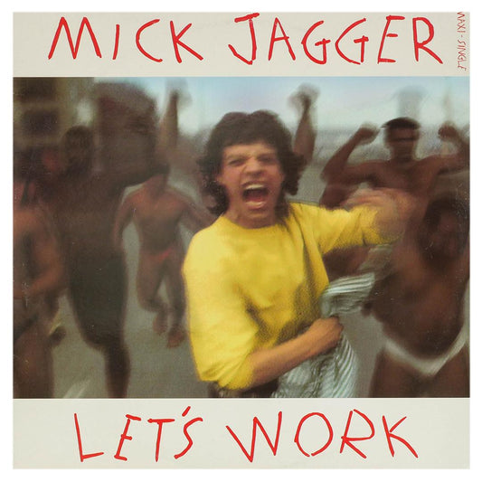 MICK JAGGER - LET S WORK | 12" MAXI SINGLE USADO
