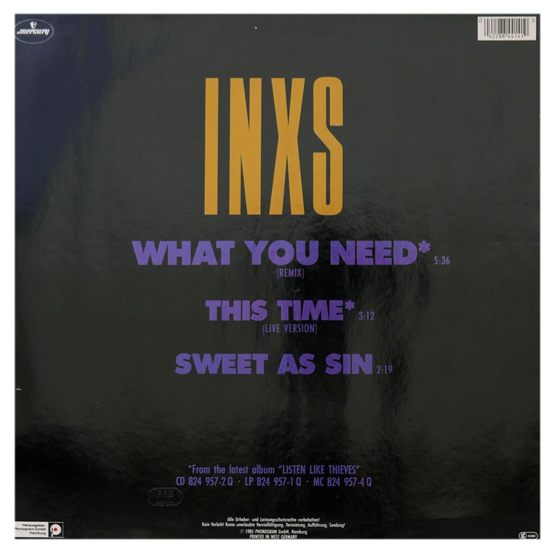 INXS - WHAT YOU NEED | 12" MAXI SINGLE USADO