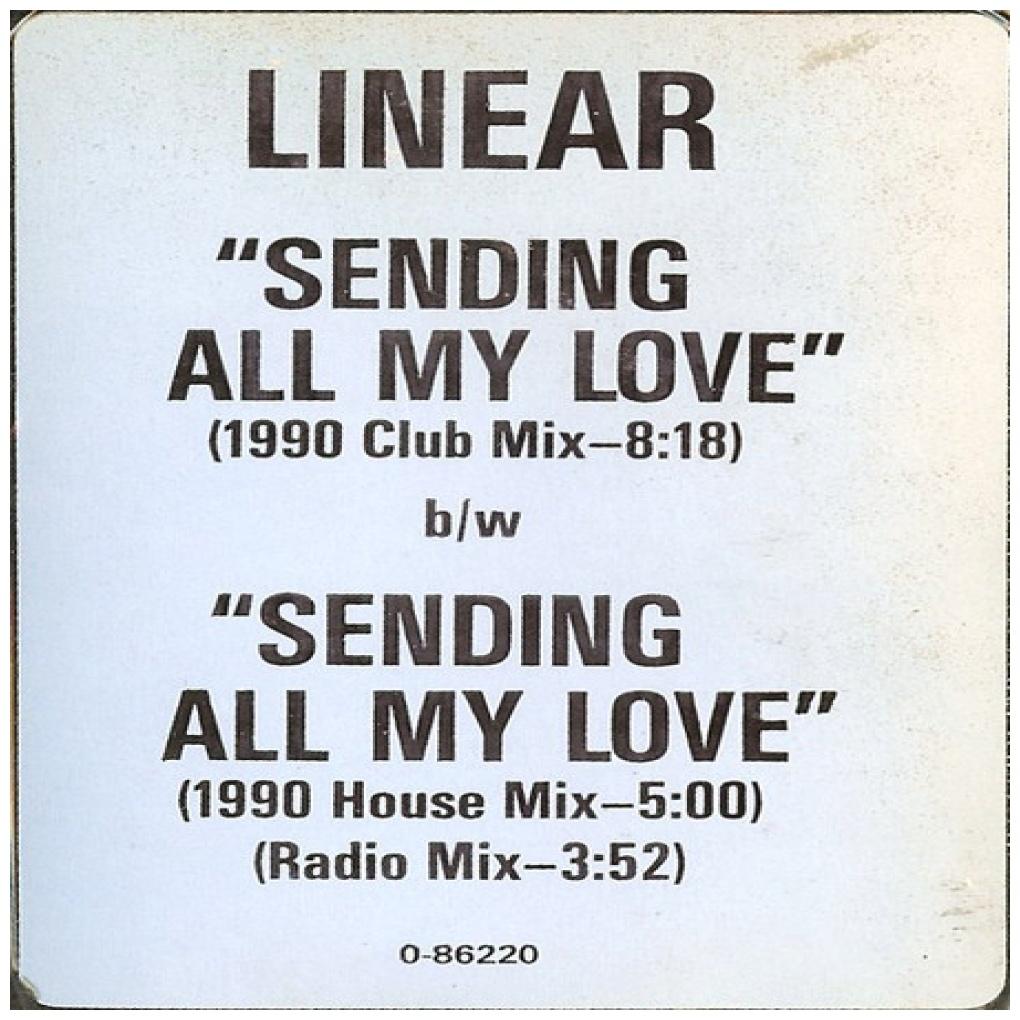 LINEAR - SENDING ALL MY LOVE | 12'' MAXI SINGLE USADO