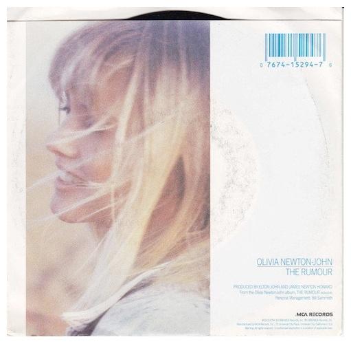 OLIVIA NEWTON JOHN - THE RUMOUR | 7" SINGLE VINILO USADO