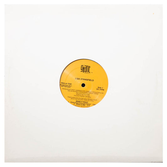 LISA STANSFIELD - MAKE IT RIGHT | 12" MAXI SINGLE USADO
