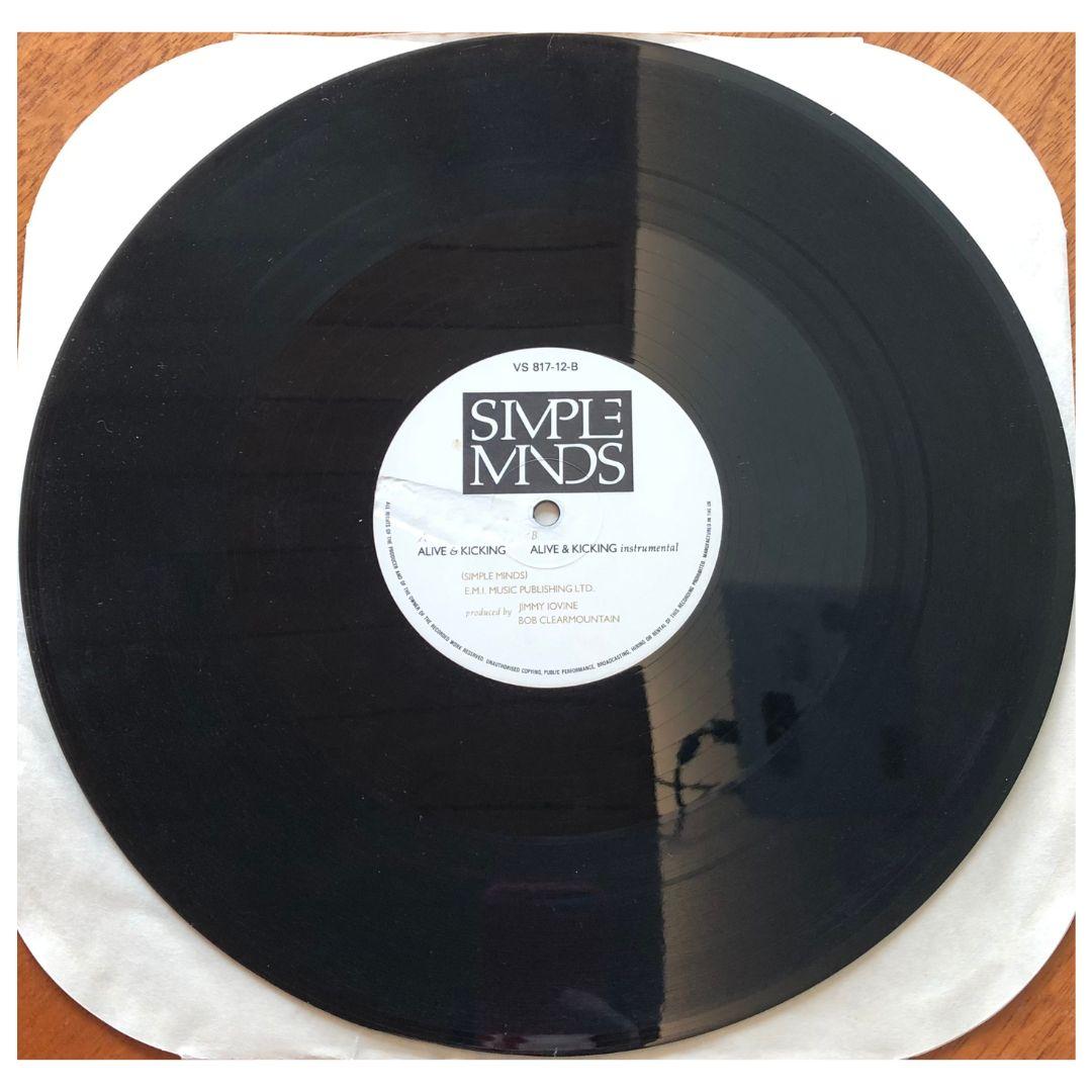 SIMPLE MINDS - ALIVE & KICKING | 12" MAXI SINGLE USADO