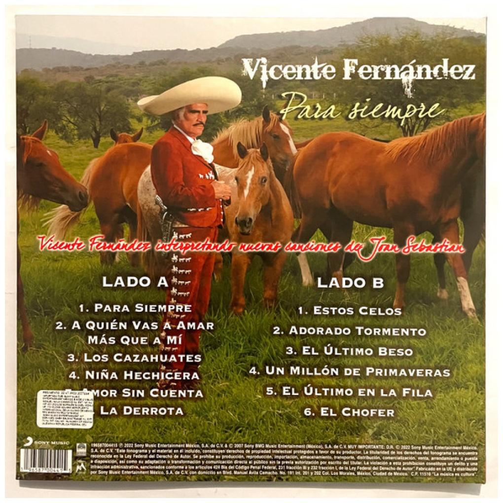VICENTE FERNANDEZ - PARA SIEMPRE | VINILO