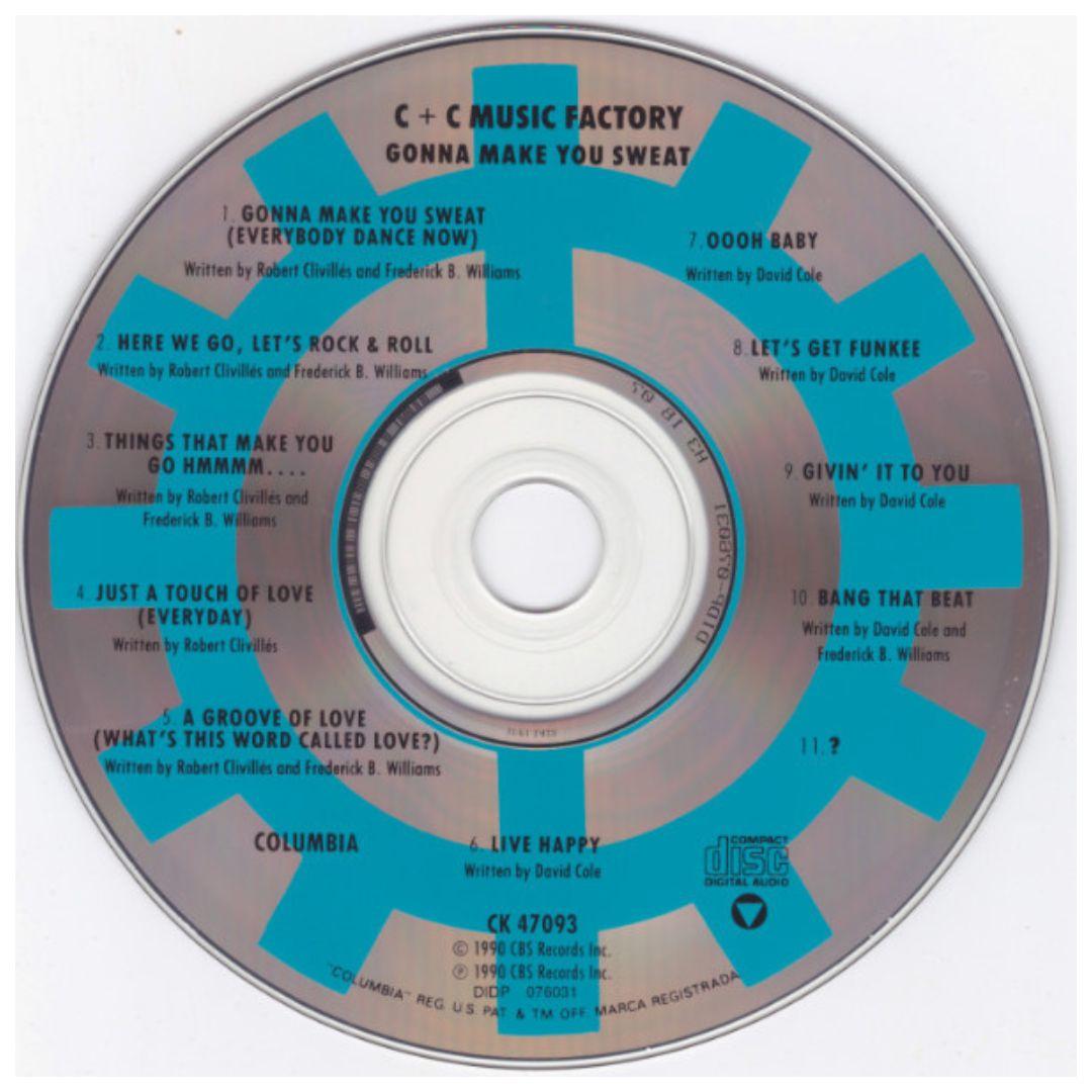C + C MUSIC FACTORY - GONNA MAKE YOU SWEAT | CD